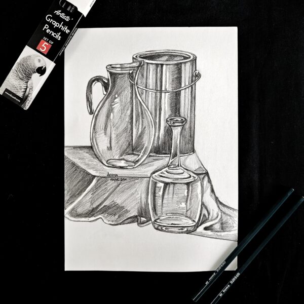 Tones of Realism - Realistic Still Life for Elegant Wall (A4 Size)