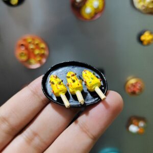 Sweet Indian Summer on Display - Mini Kulfi Fridge Magnet