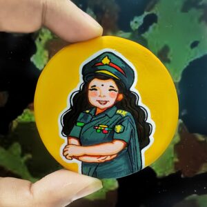 Nari Shakti - Indian Army Lady Officer Magnet
