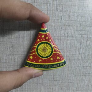 Handmade Anar Firecracker Fridge Magnet – Festive Clay Décor for Diwali & Celebrations